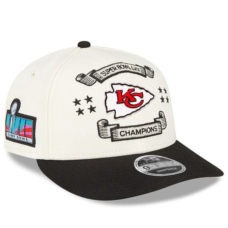 New Era Cream Kansas City Chiefs Super Bowl Lvii Champions Locker Room