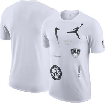 Nike Performance BROOKLYN NETS CITY EDITION LOGO - Print T-shirt - white 