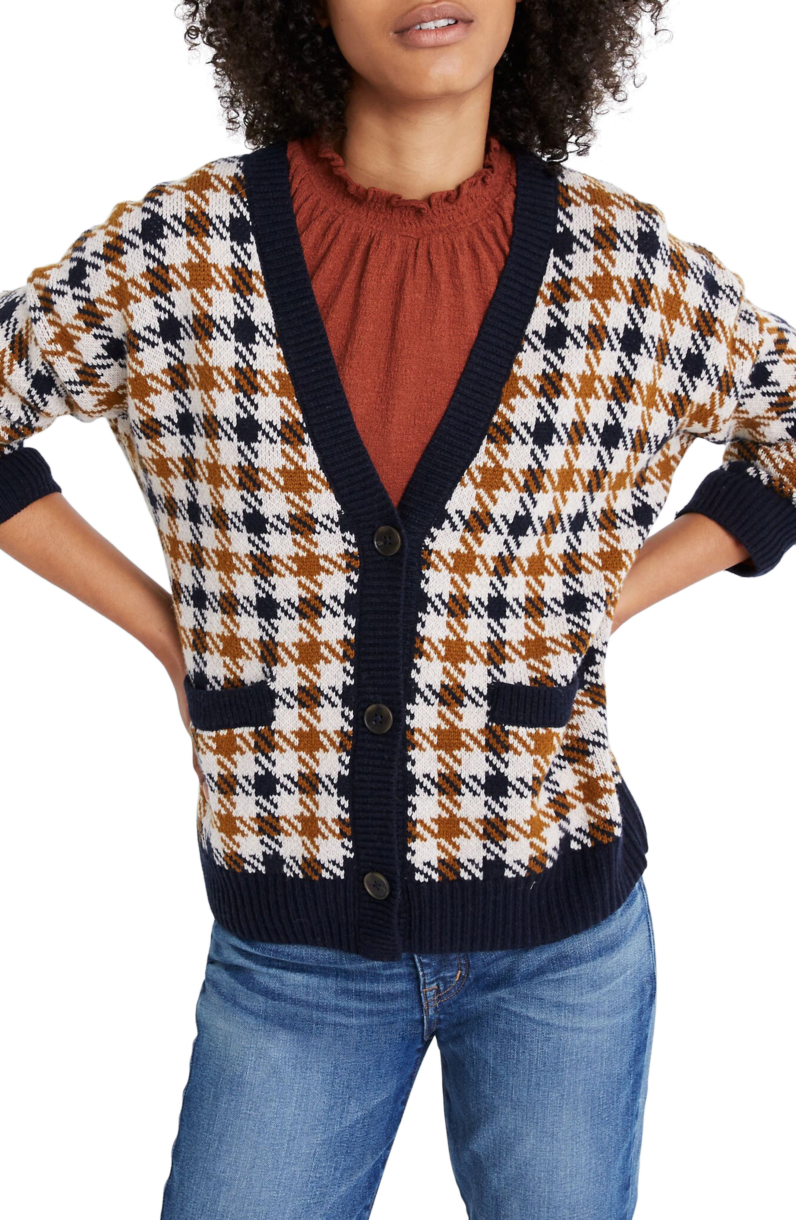 shrunken cardigan sweater