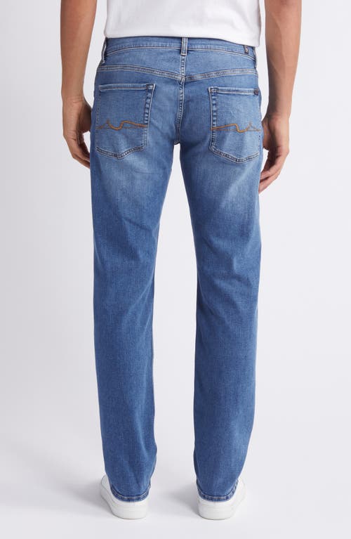 Shop 7 For All Mankind The Straight Leg Jeans In Blue