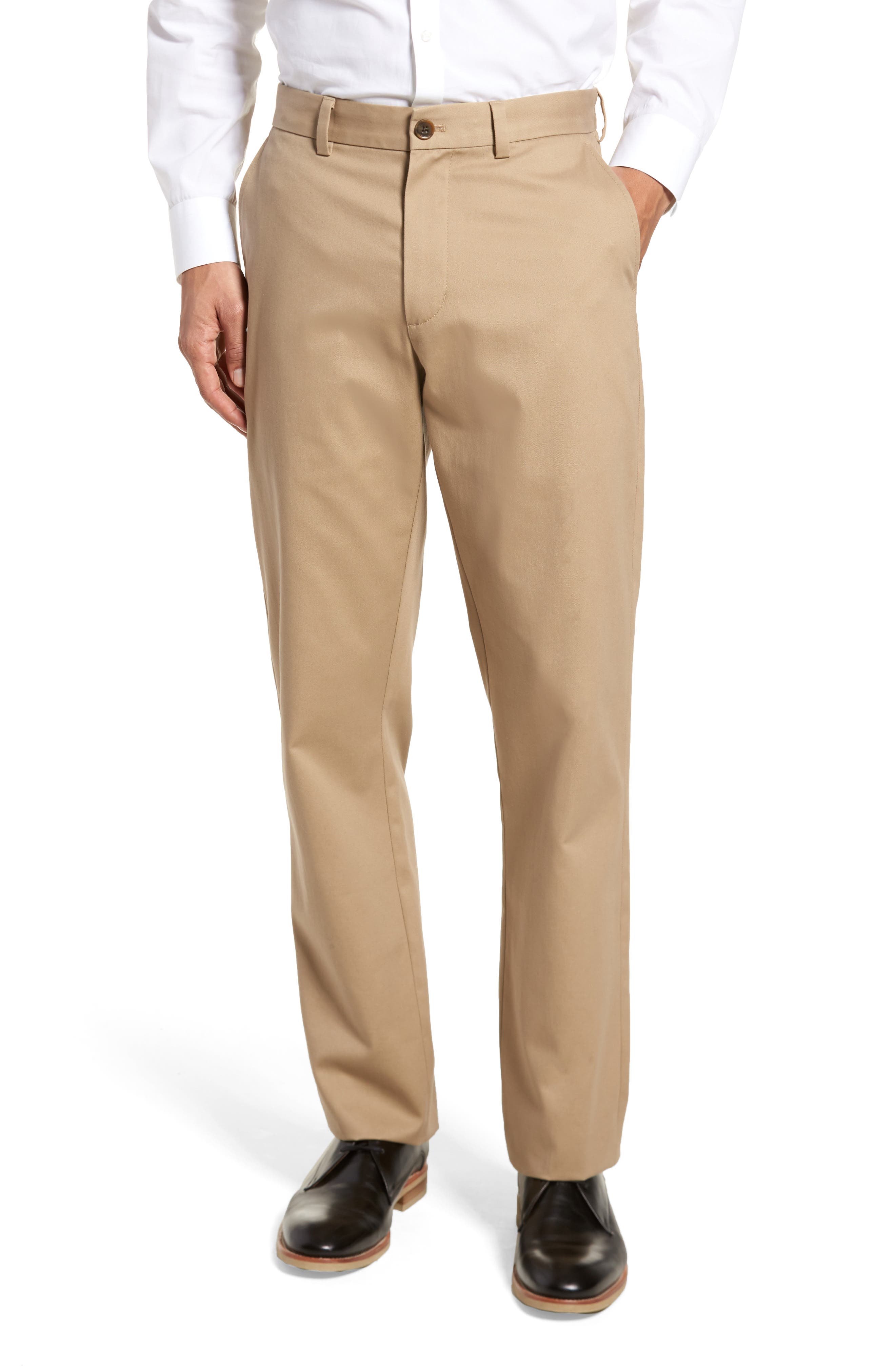 NORDSTROM MEN'S SHOP Wrinkle Free Straight Leg Chinos Nordstrom Rack