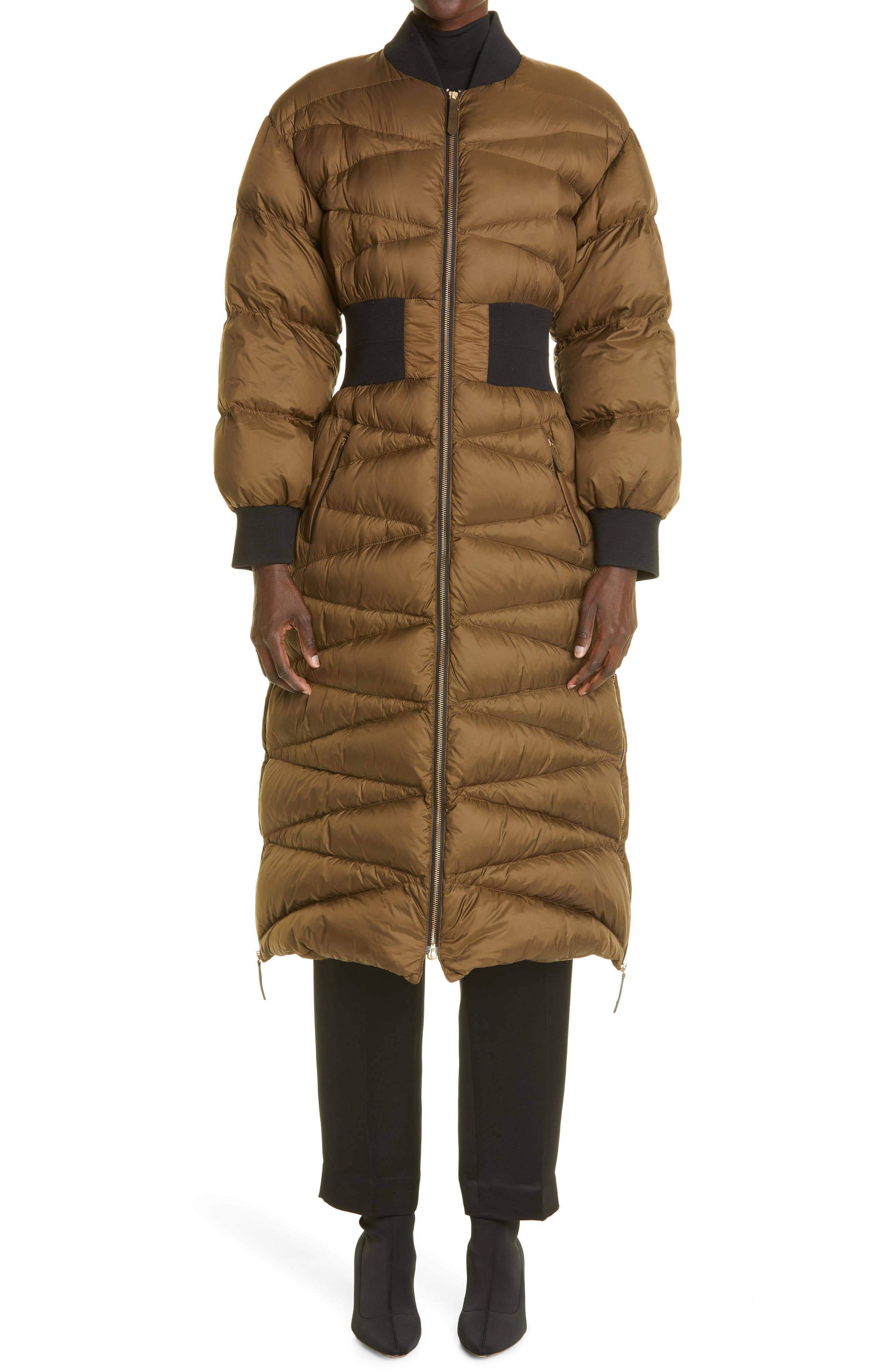 nordstrom long puffer coat