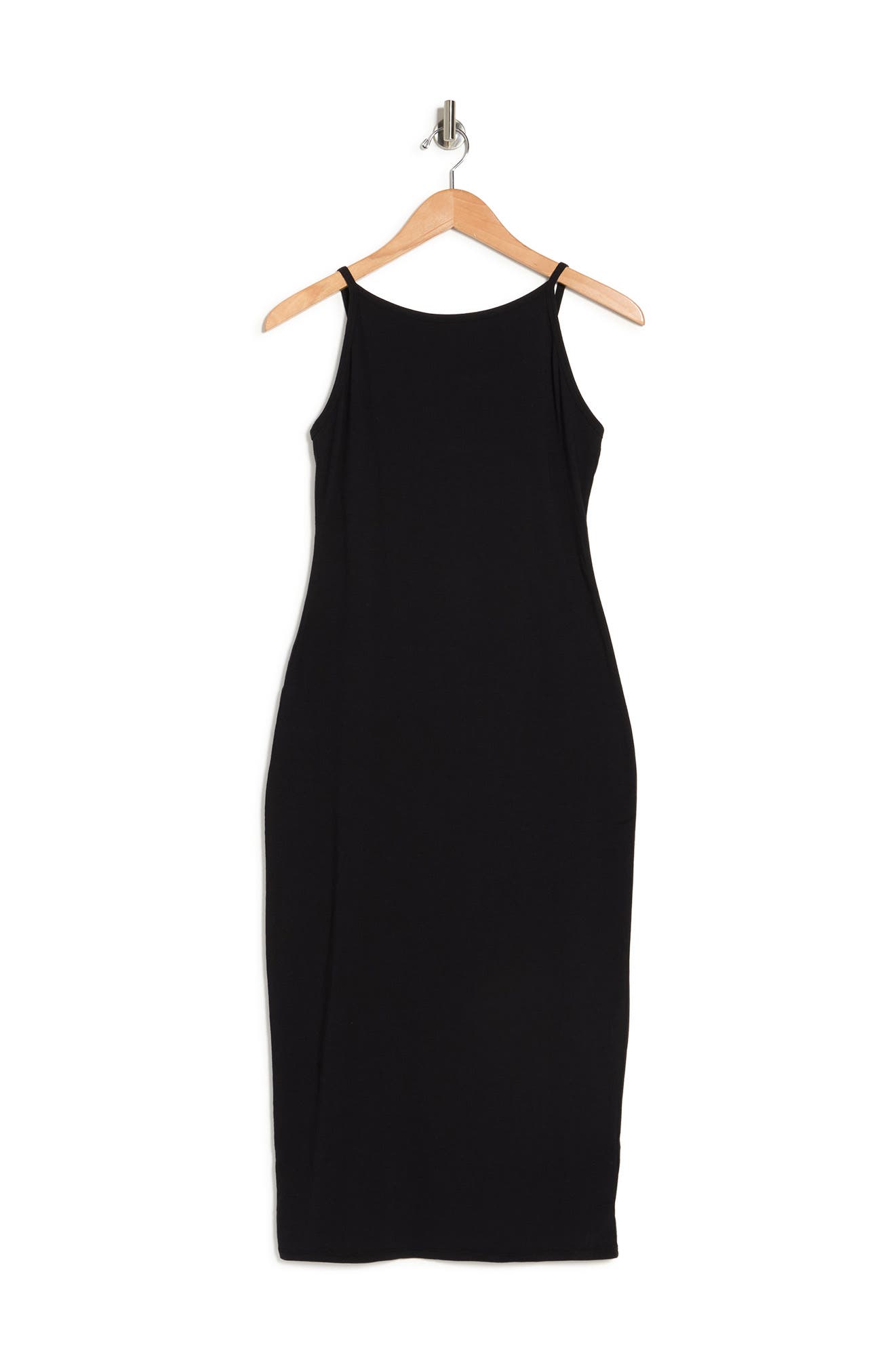High Neck Spaghetti Strap Cami Dress 