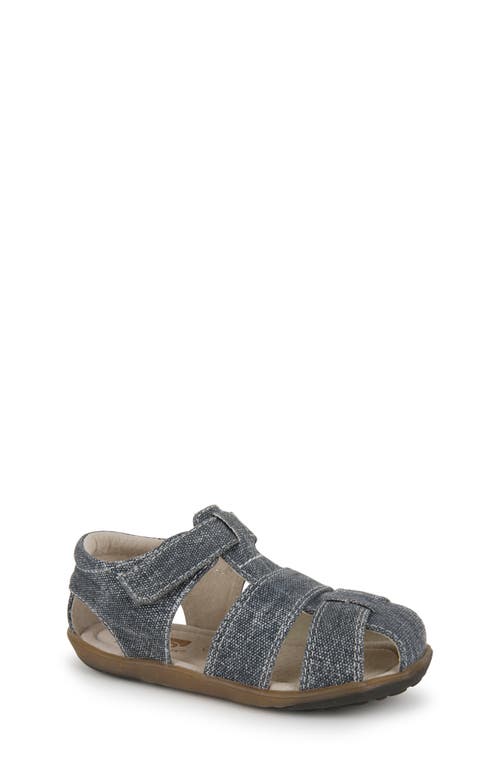 See Kai Run Jude Sandal in Gray Canvas at Nordstrom, Size 12 M