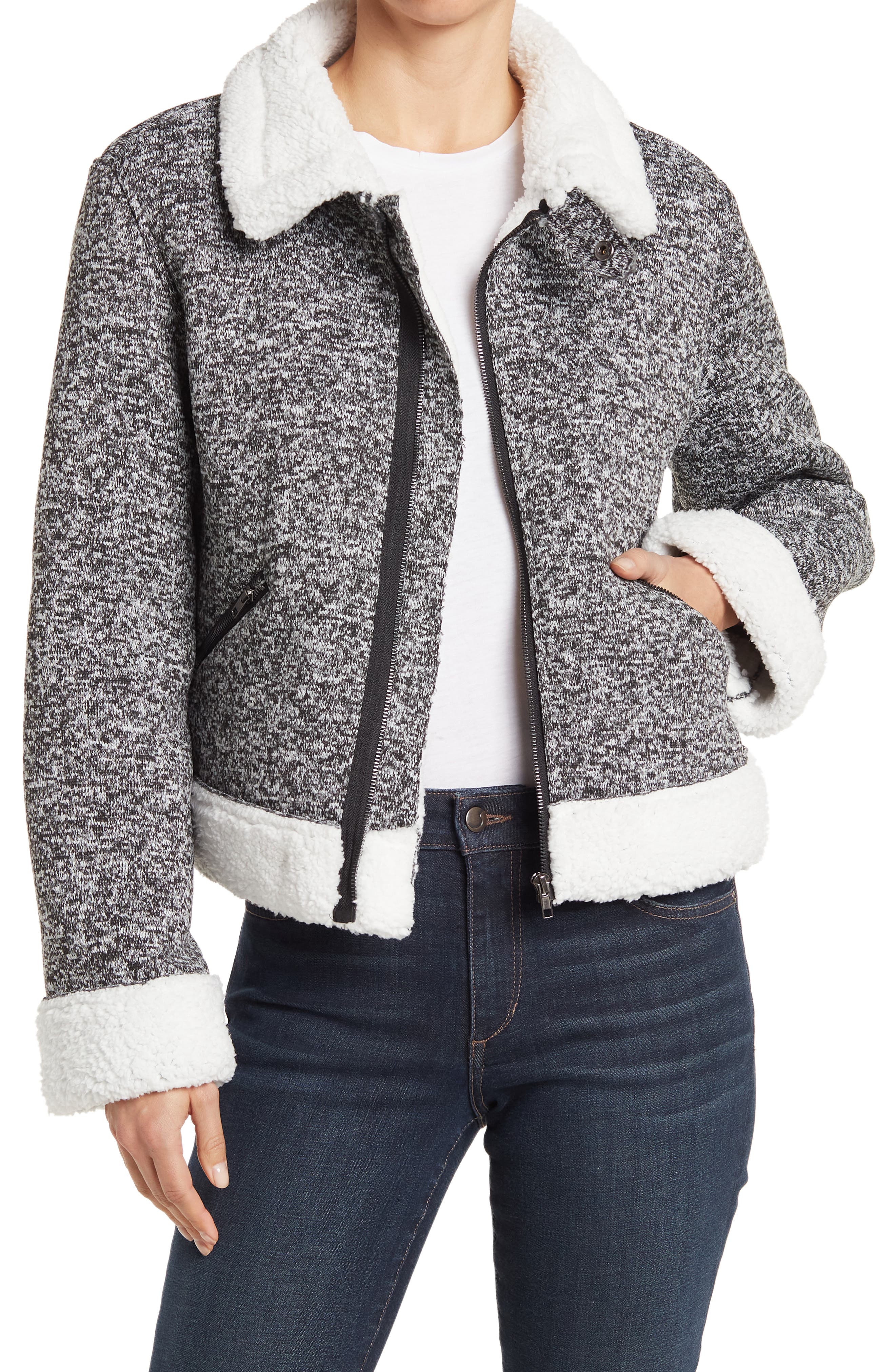 shearling coat nordstrom rack