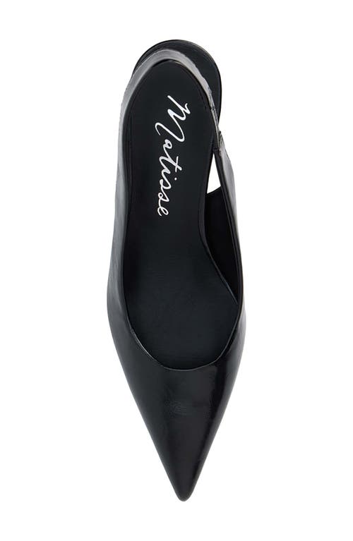 Shop Matisse Leona Slingback Pointed Toe Pump In Black