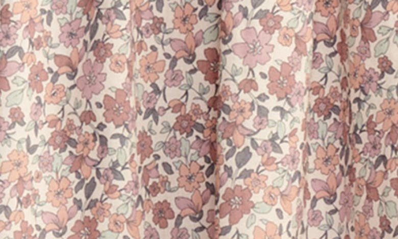 LUCKY BRAND LUCKY BRAND PRINT SMOCKED SLEEVELESS MINIDRESS