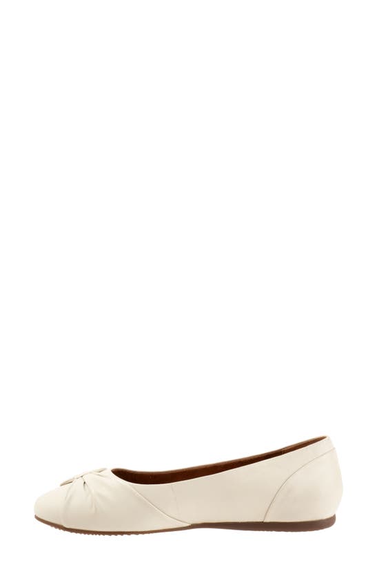 Shop Softwalk ® Sofia Bow Ballet Flat In Ivory