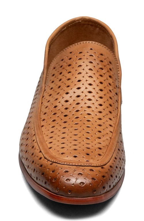 Stacy Adams Men's Winden Perforated Slip-on Loafers In Natural