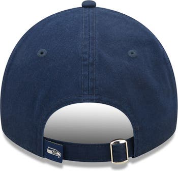 New Era College Navy Seattle Seahawks Side Split 59FIFTY Fitted Hat