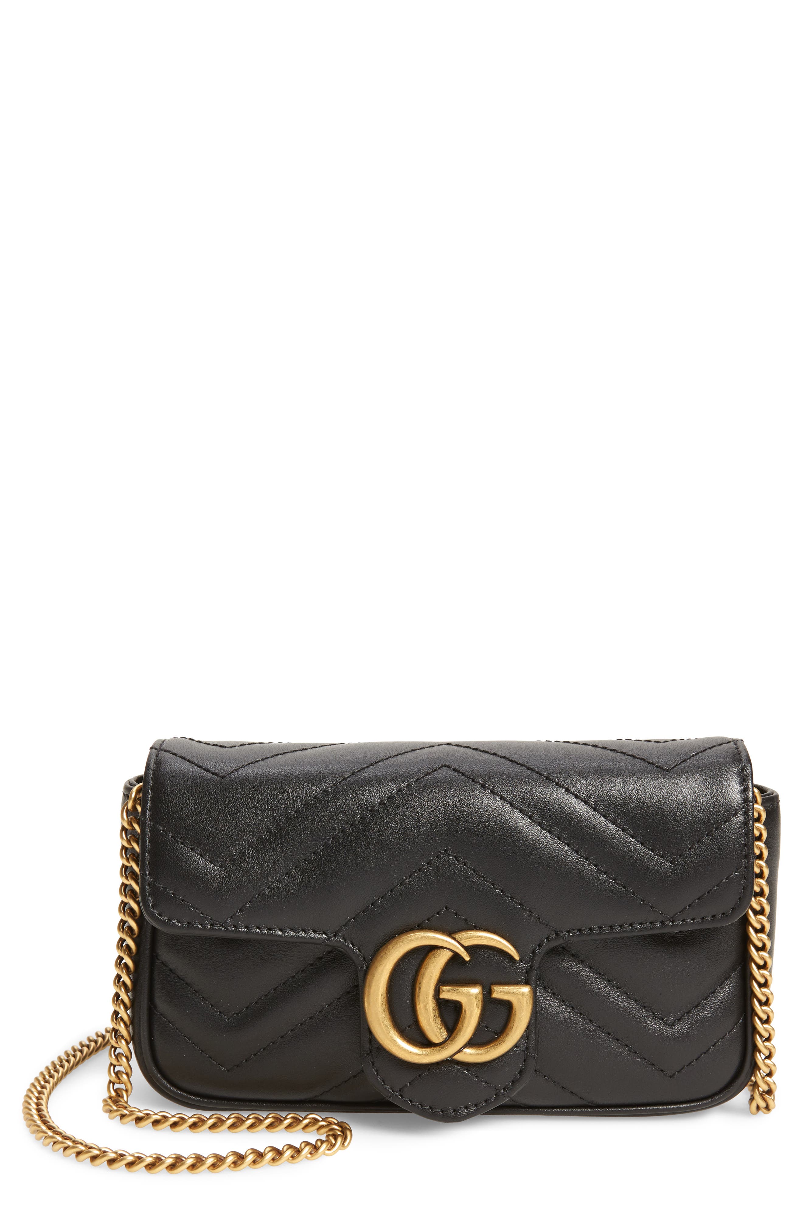 Gucci GG Matelassé Leather Shoulder Bag 