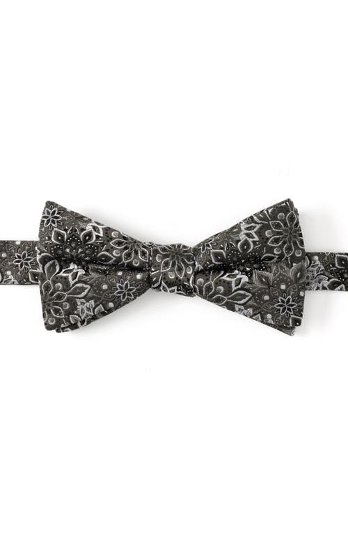 Cufflinks, Inc. Kaleido Floral Charcoal Silk Bow Tie in Black at Nordstrom