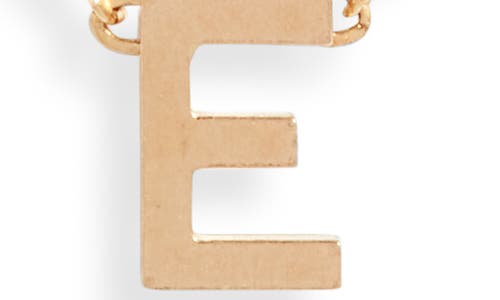 Set & Stones Cheyenne Initial Pendant Necklace In Gold/e