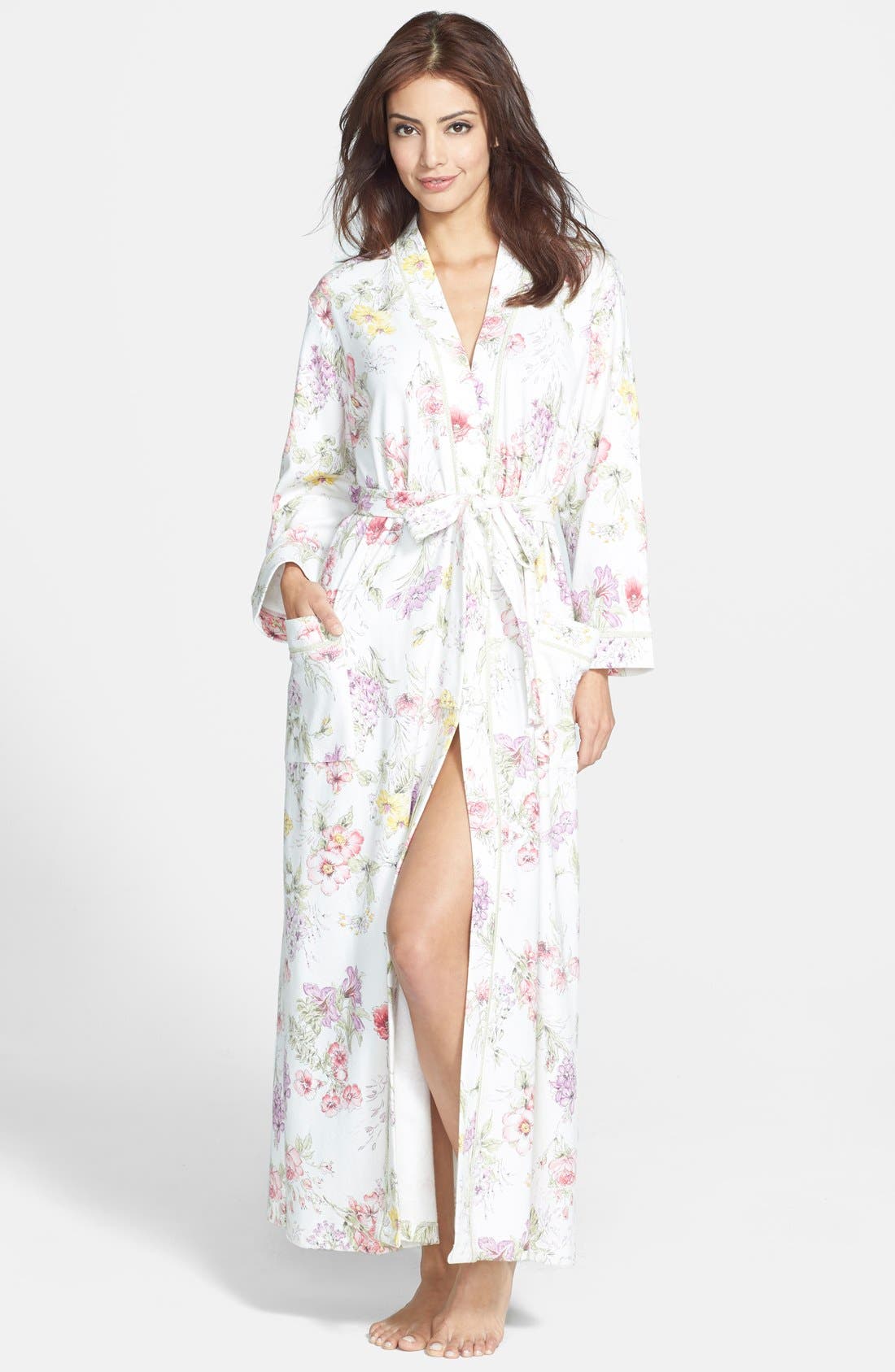 Carole Hochman Designs 'Dreamy Decadence' Diamond Jacquard Long Robe
