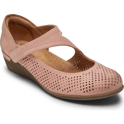 Rockport Cobb Hill Devyn Wedge Mary Jane, Pink