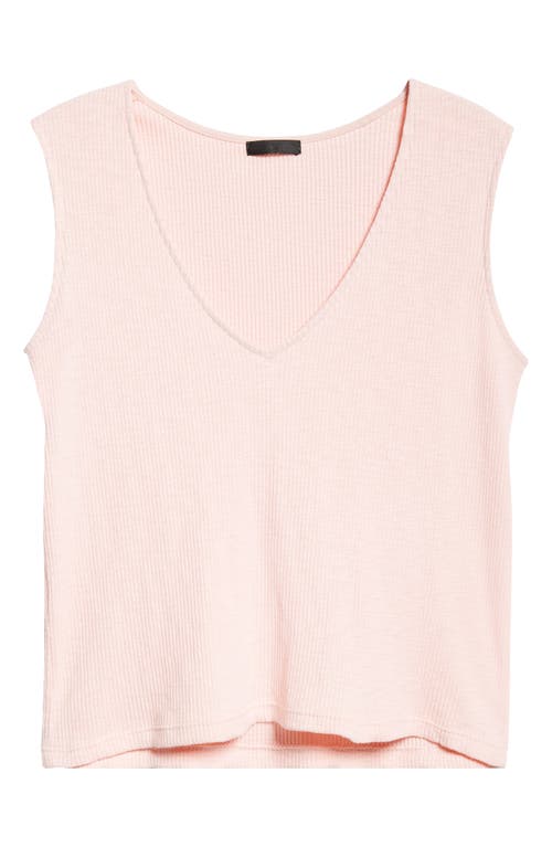 Shop Atm Anthony Thomas Melillo Rib Cotton Muscle Tank In Cherry Blossom