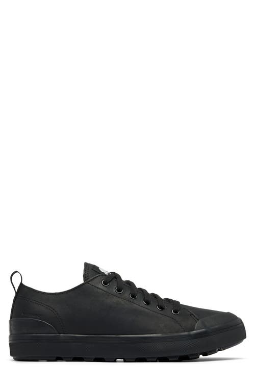 Shop Sorel Metro™ Ii Waterproof Sneaker In Black/sea Salt