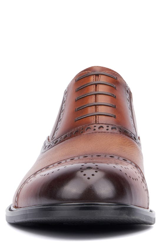 Shop Vintage Foundry Cosmio Slip-on Oxford In Cognac