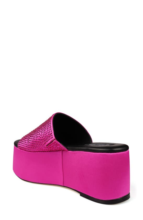 Zigi Gio Platform Slide Sandal in Fuschia at Nordstrom, Size 7