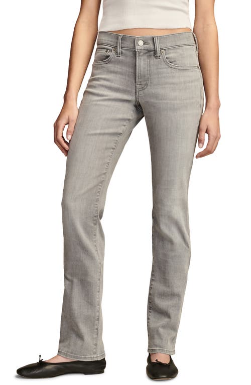 Shop Lucky Brand Sweet Straight Leg Jeans In Pebble Grey Wash