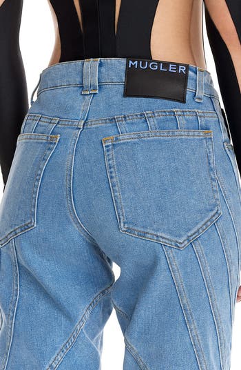 Mugler jeans discount sizing