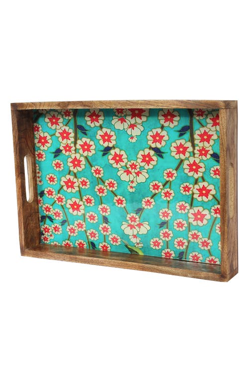 TIRAMISU TIRAMISU RECTANGULAR RESIN & WOOD DECORATIVE TRAY SET 