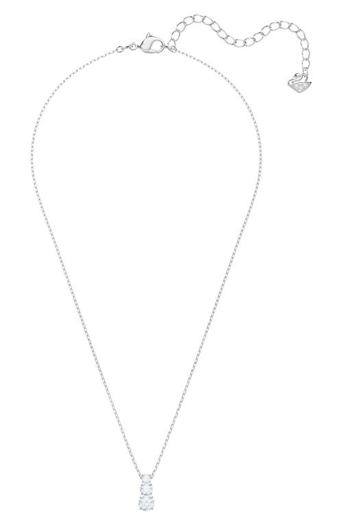 Swarovski Stilla Pendant Necklace In Metallic