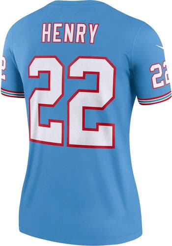 Nike Women s Nike Derrick Henry Light Blue Tennessee Titans Oilers Throwback Legend Jersey Nordstrom