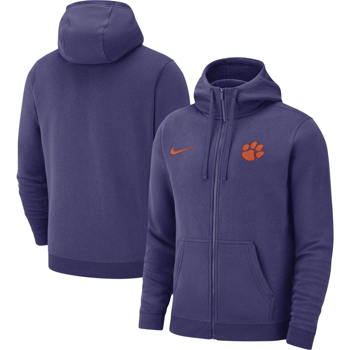 clemson nike purple sweatshirt