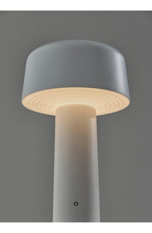 Adesso Lighting Lenny Cordless Led Table Lamp In White