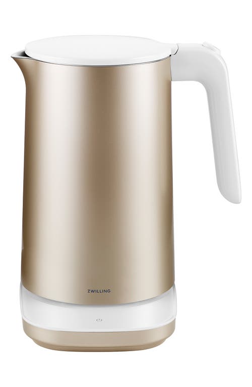 ZWILLING Enfinigy Cool Touch Pro Kettle in Gold