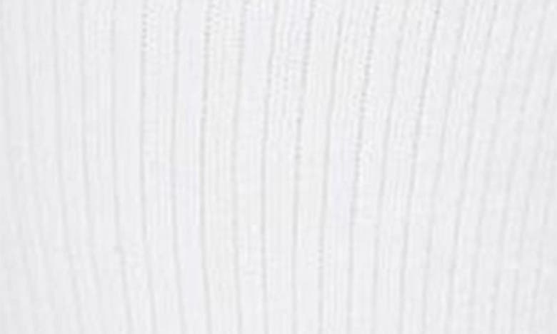 Memoi Stripe Performance Knee High Compression Socks In White