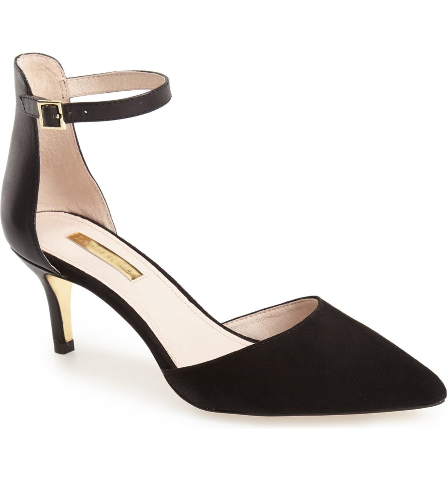 Louise et Cie 'Dillon' Ankle Strap Pointy Toe Pump (Women) | Nordstrom