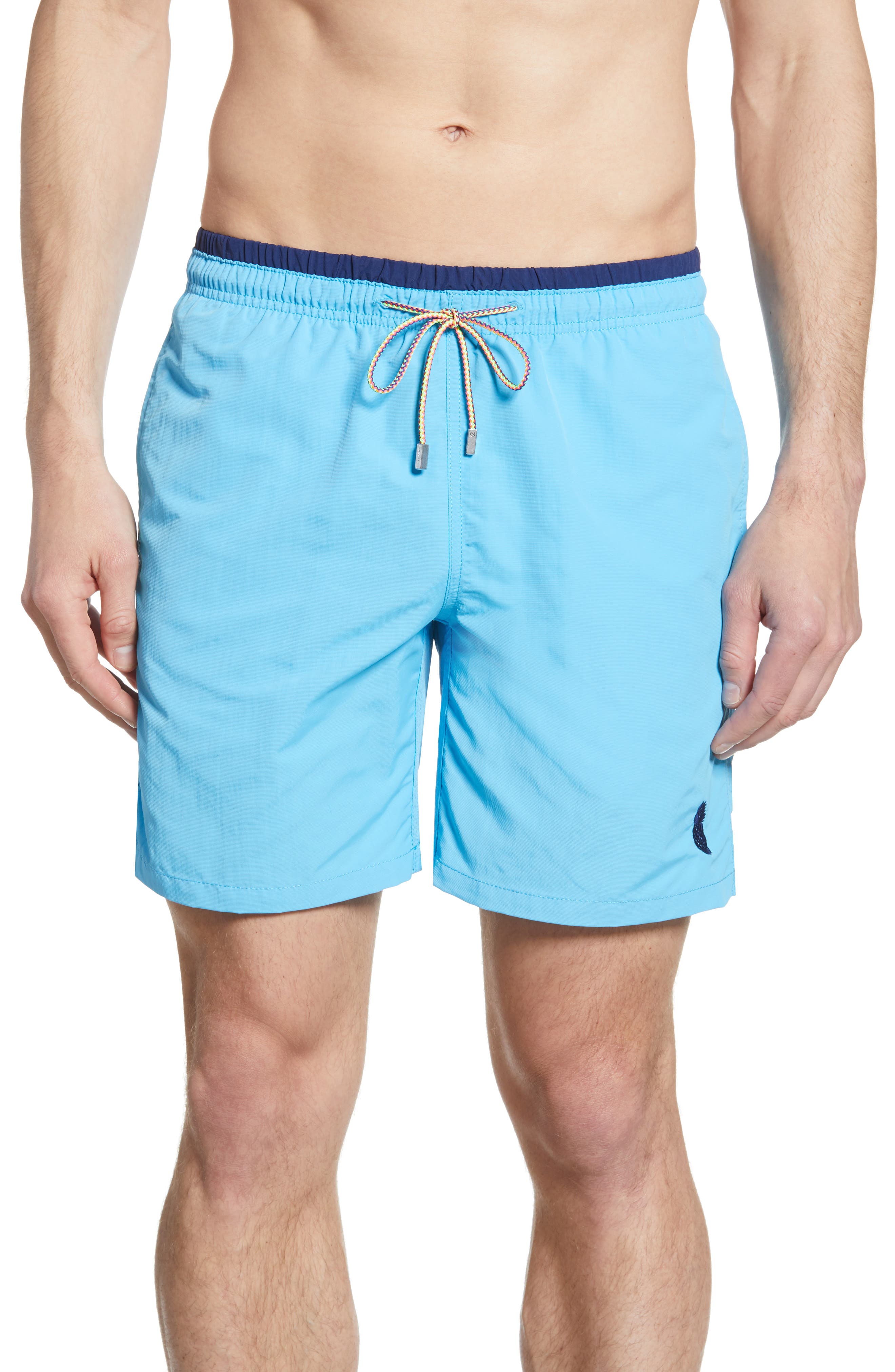 Bugatchi Swim Trunks, Blue