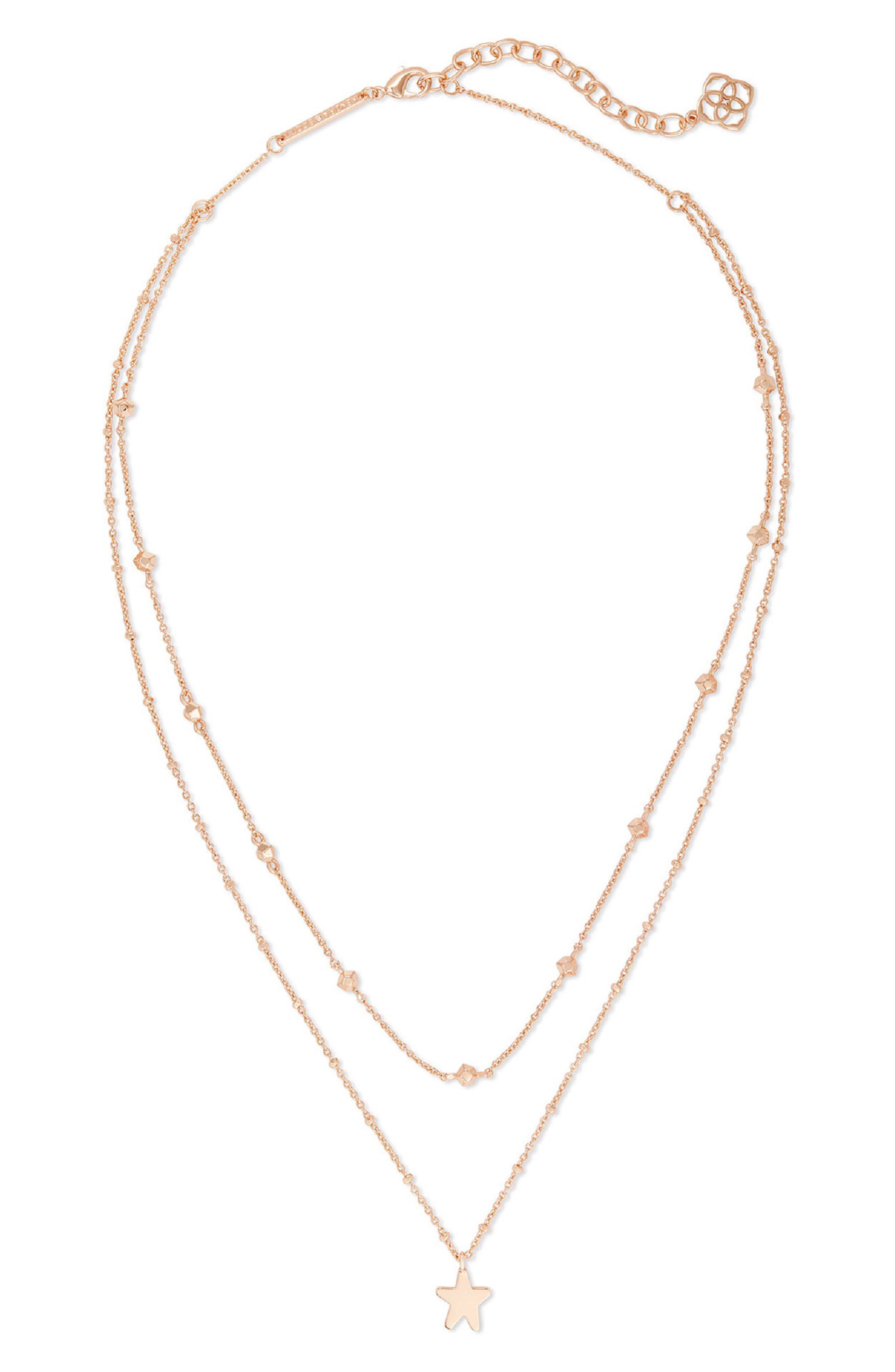 Kendra Scott Women's Jae Star Pendant Necklace, 14K Gold