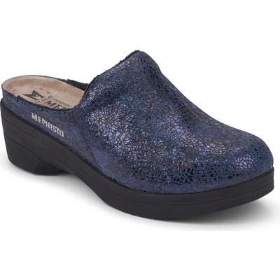 Mephisto Satty Clog Mule, Blue