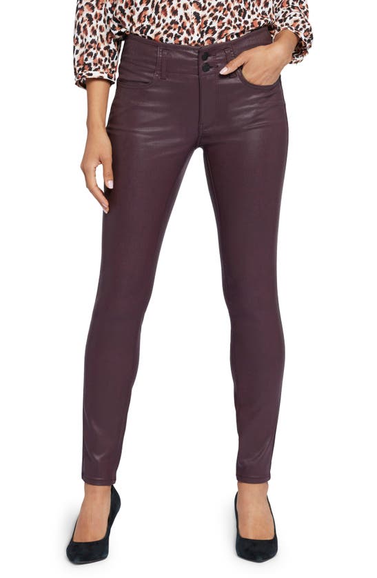 NYDJ AMI COATED HIGH WAIST SKINNY JEANS