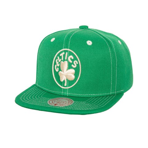 Men's Mitchell & Ness Navy Boston Celtics Work It Snapback Hat