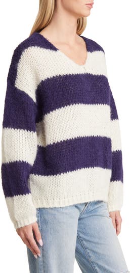 Vero Moda  Iddle short sleeves striped knit sweater