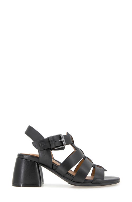 Shop Gentle Souls By Kenneth Cole Margarite Ankle Strap Sandal In Black Leather