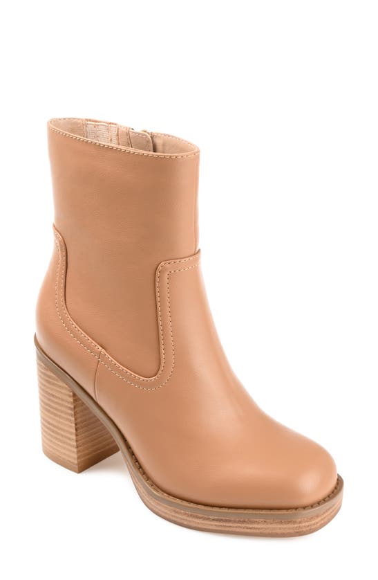 Journee Collection Brittany Tru Comfort Foam Bootie In Tan