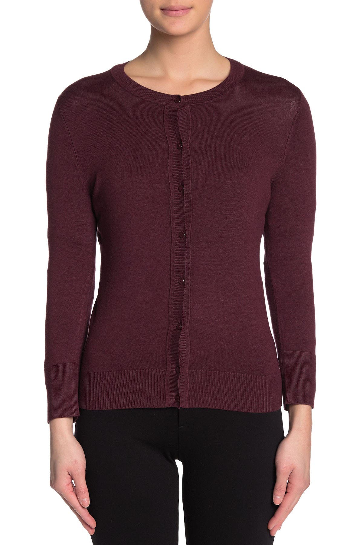 3 4 sleeve thin cardigan