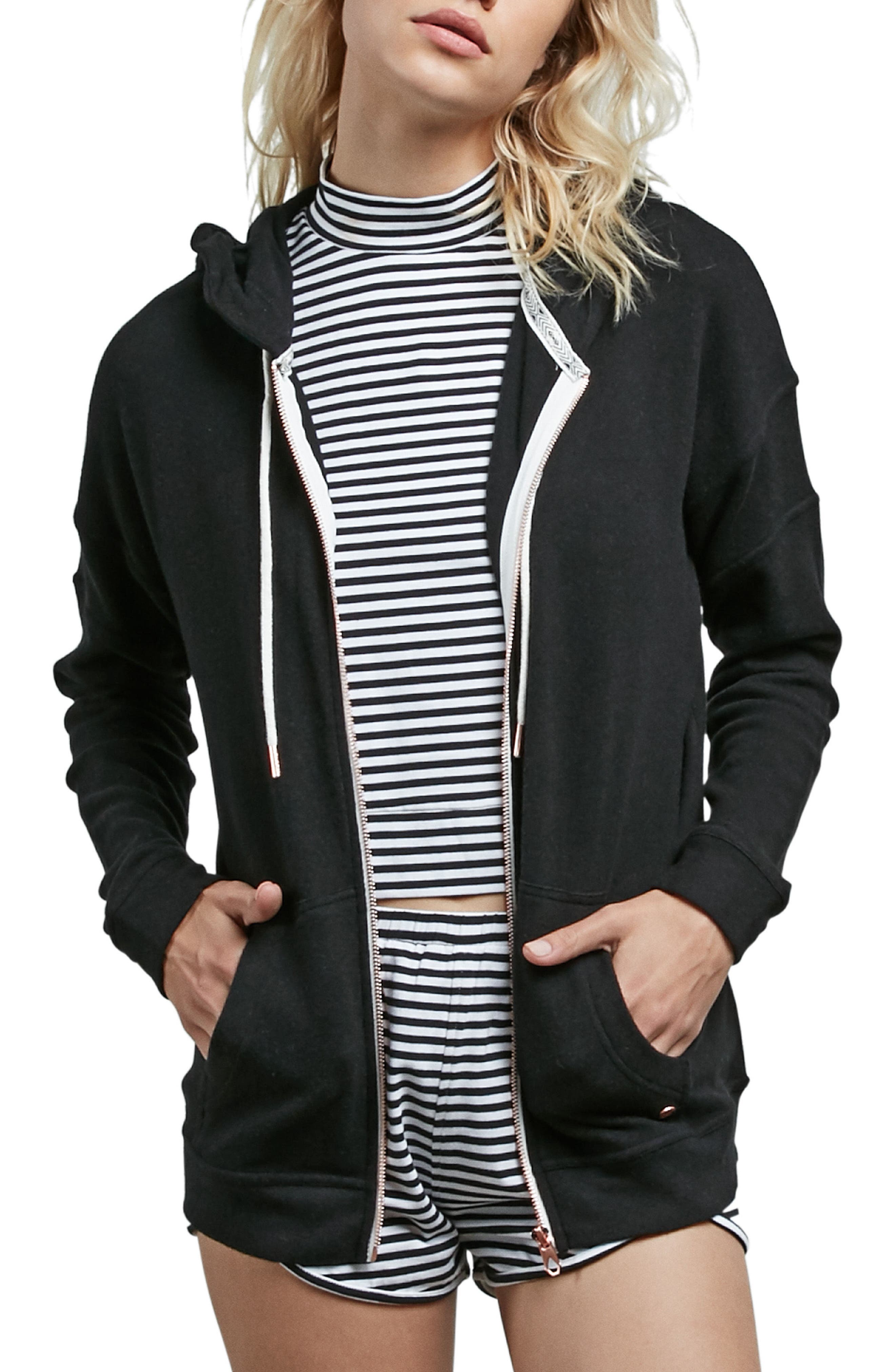 volcom lil zip fleece