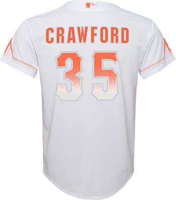 Men's San Francisco Giants Brandon Crawford Nike Cream Home Replica Player  Name Jersey
