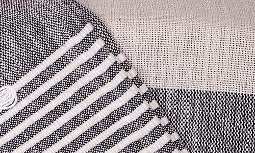 Parkland Collection Adonia Tasseled Throw Blanket In Multi Grey