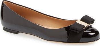 Varina leather outlet flat salvatore ferragamo