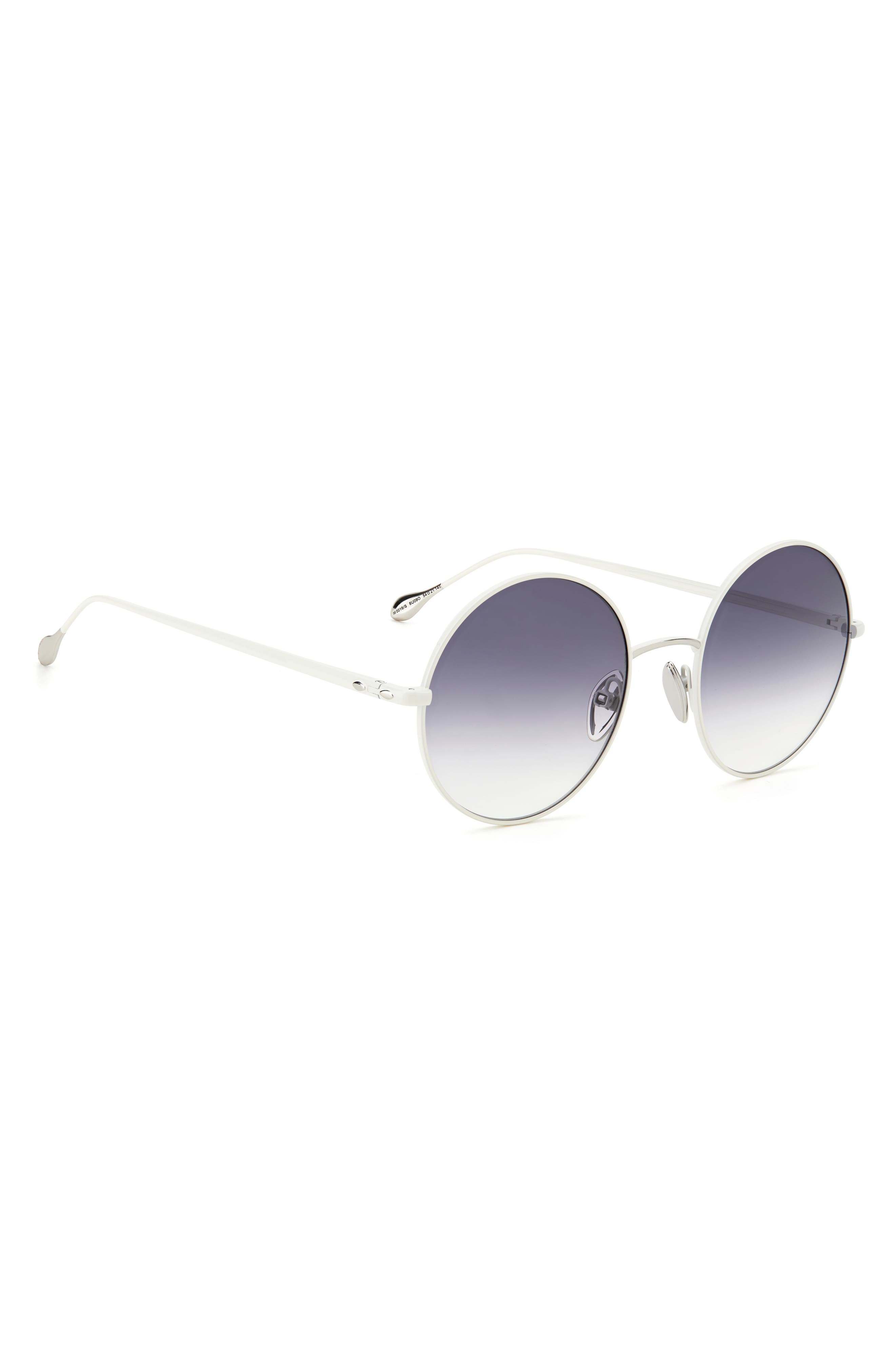 Isabel Marant 54mm Gradient Round Sunglasses in Black Gold