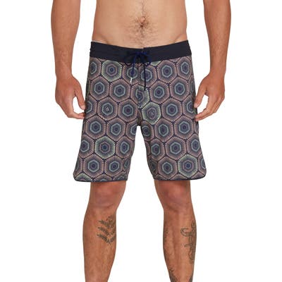 Volcom Sun Medallions Stoney Board Shorts, Blue