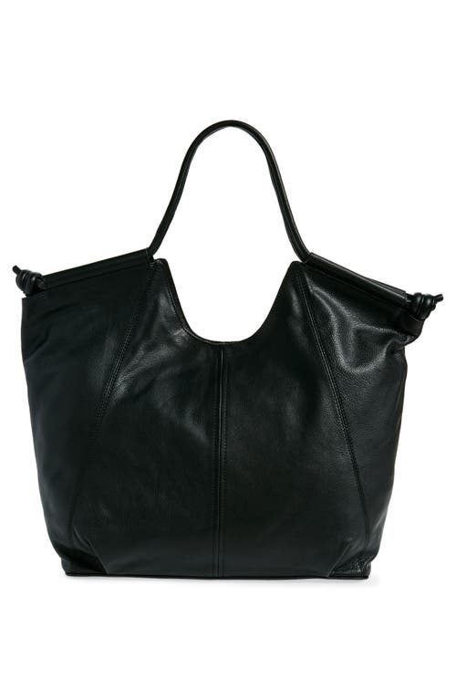 Shop Lucky Brand Tala Leather Tote In Black