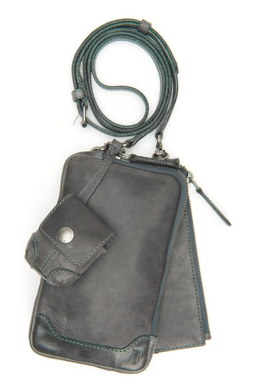 Melissa 3-in-1 Leather Crossbody in Carbon